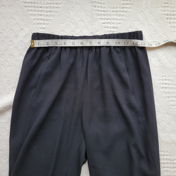 Babaton by Aritzia Dexter Pull On Business Formal Cropped Pant Trousers- Black - Picture 6 of 12